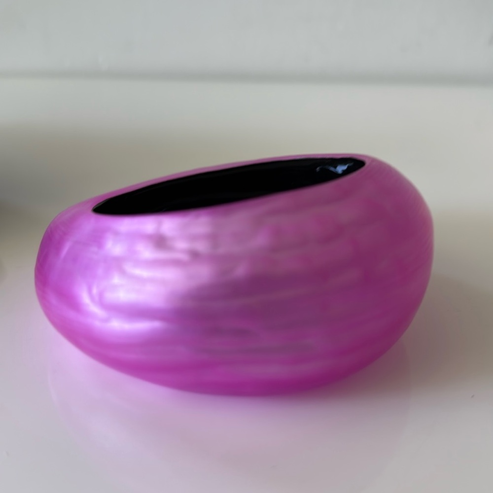 Alexis Bittar Pink Lucite Cuff Bracelet